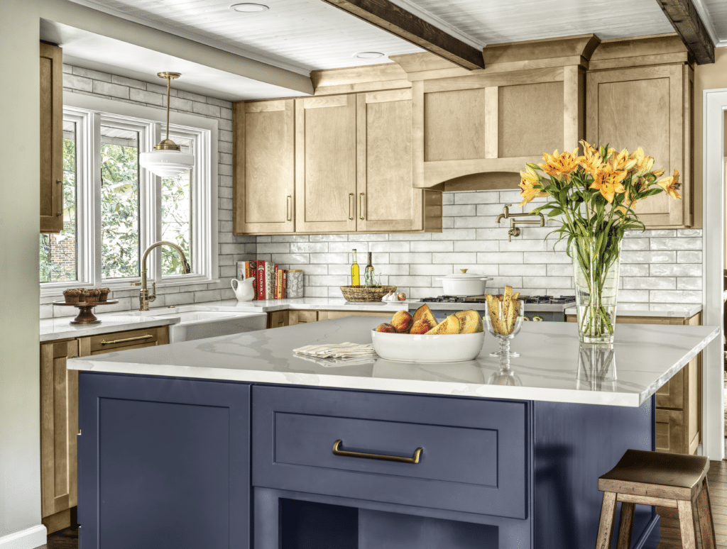 Transitional Farmhouse Kitchen Remodel in St. Louis, MO by Rosewood Building Group project photo
